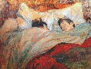 Henri de toulouse-lautrec Bed china oil painting artist